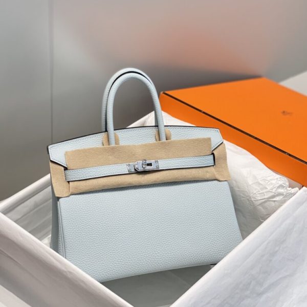 Hermès Birkin Grail bleu — réplique
