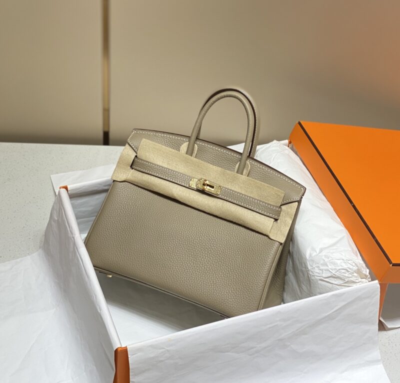 Hermès Birkin Turtledove argenté — réplique