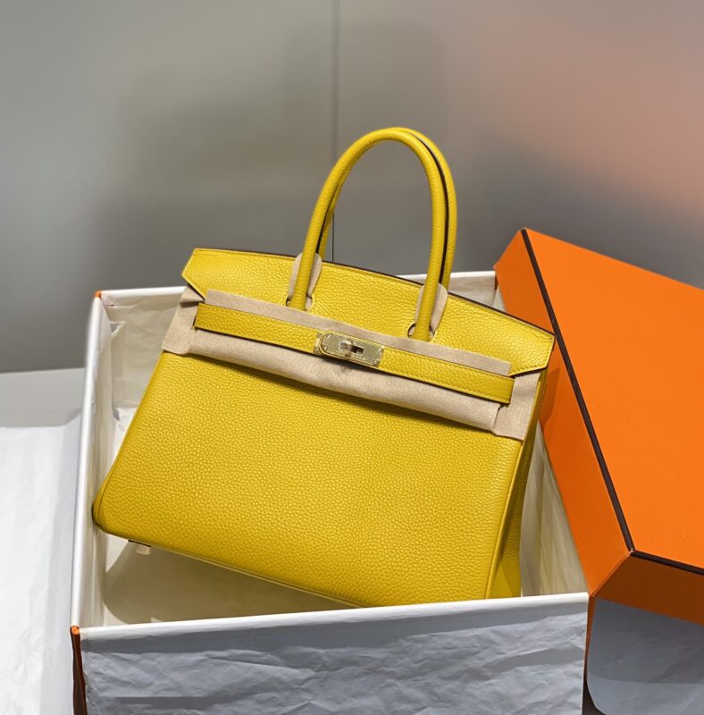 Hermès Birkin Amber jaune — réplique