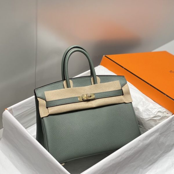 Hermès Birkin Almond vert — réplique