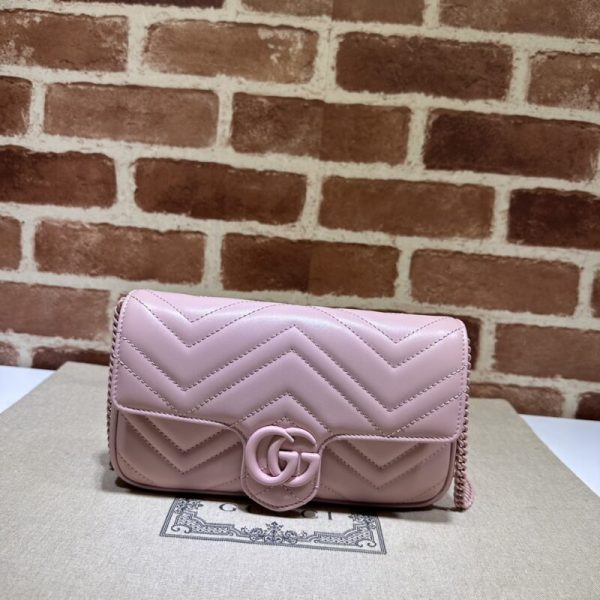 Gucci Matelassé Mini rose — réplique