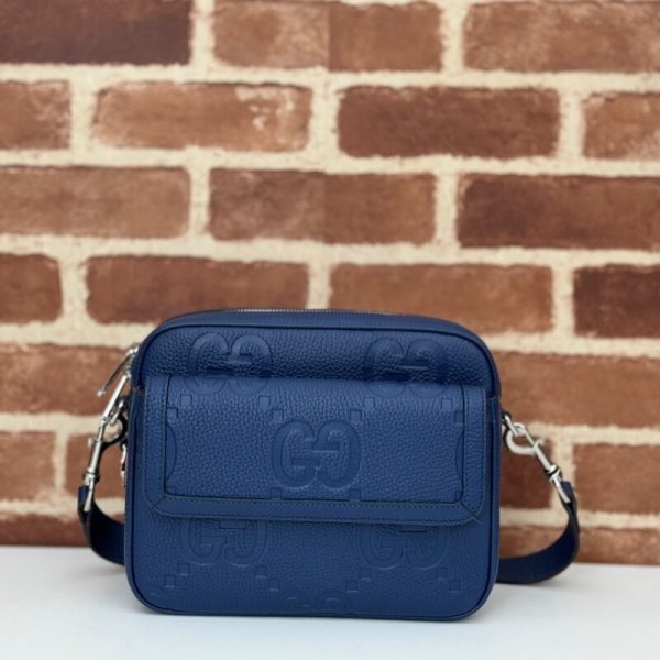 Gucci Jumbo GG à bandoulière bleu — réplique