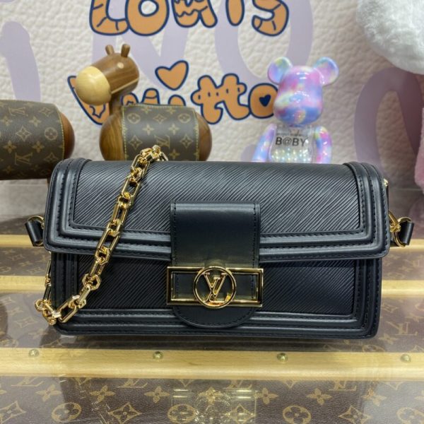 Louis Vuitton Dauphine East West noir — réplique