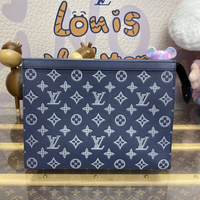 Louis Vuitton Pochette Voyage Dark bleu — réplique