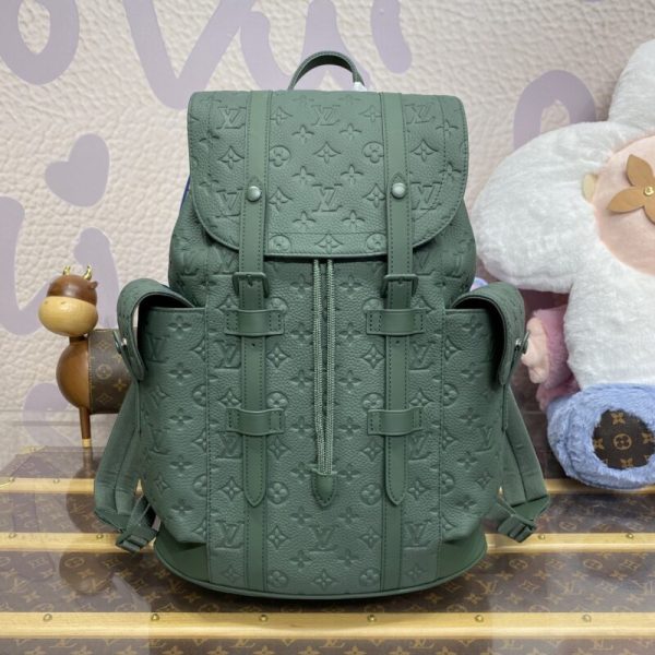 Louis Vuitton Christopher sac à dos vert — réplique