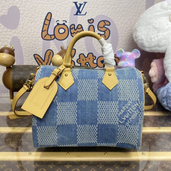 Louis Vuitton Speedy Bandouliere 25 Denim — réplique