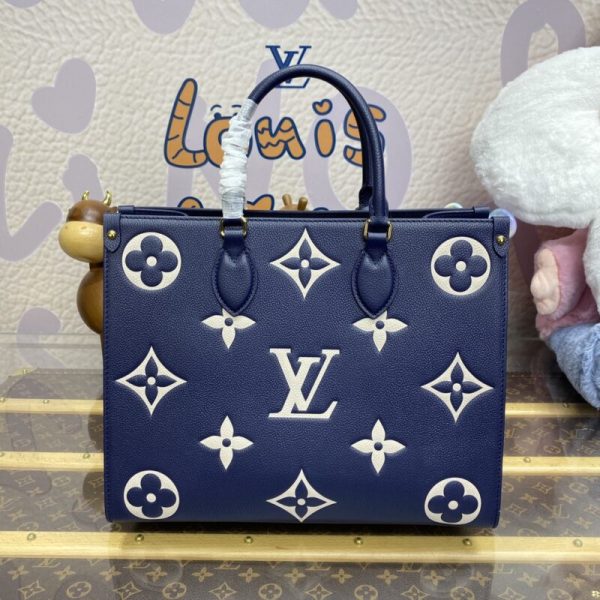 LV Onthego Dark bleu — réplique