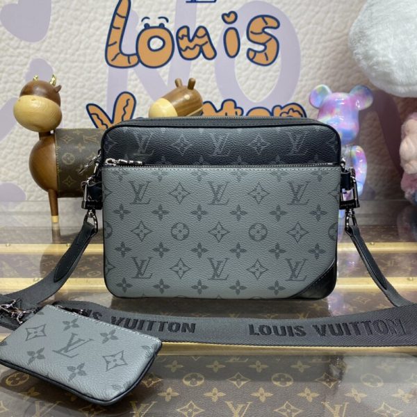 Louis Vuitton Trio besace gris — réplique