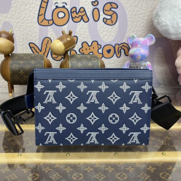 Louis Vuitton Gaston Wearable portefeuille bleu — réplique