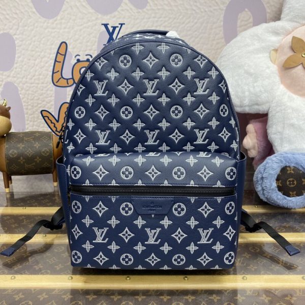 Louis Vuitton Discovery sac à dos bleu — réplique