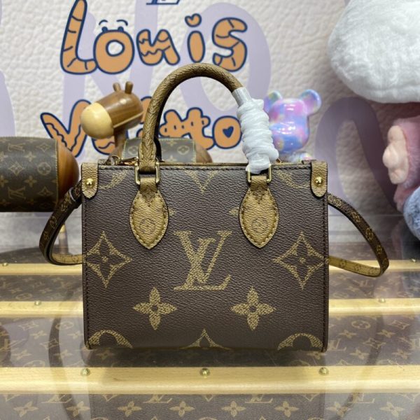 LV Onthego Bb marron — réplique