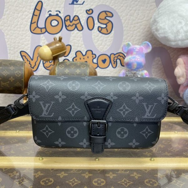 Louis Vuitton Wearable portefeuille noir — réplique