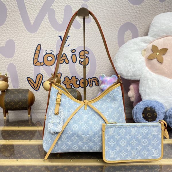 Louis Vuitton Carry All PM Light Denim — réplique