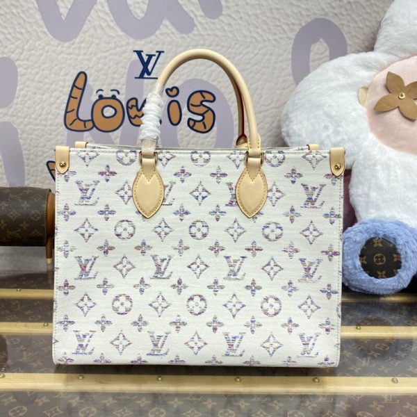LV Onthego blanc Denim — réplique