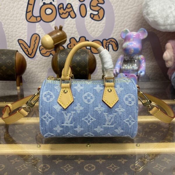 Louis Vuitton Speedy Nano Denim — réplique