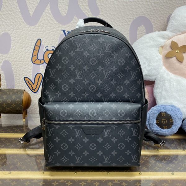 Louis Vuitton Discovery sac à dos noir toile — réplique