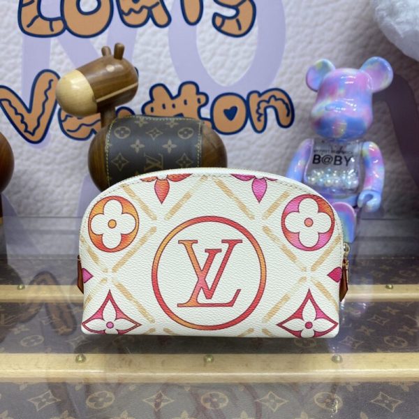 Louis Vuitton Pochette Cosmétique Orange — réplique