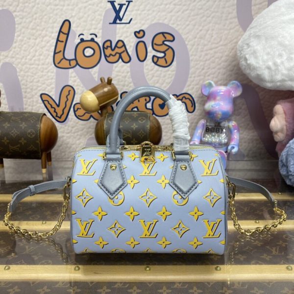 Louis Vuitton Speedy Bandouliere 20 bleu Limited — réplique