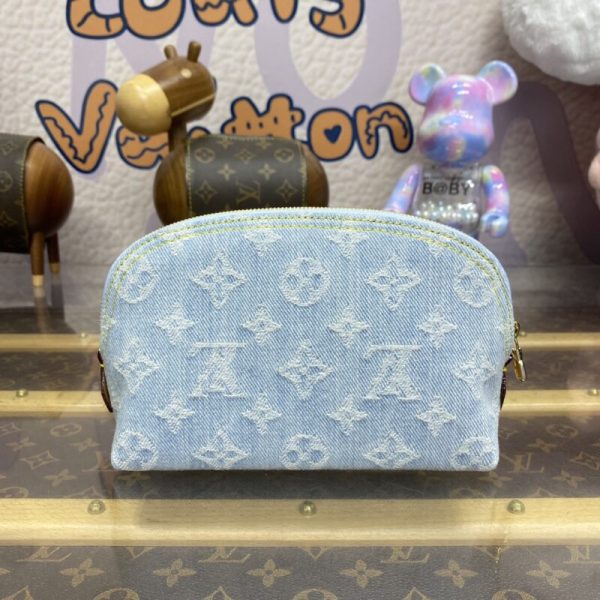 Louis Vuitton Pochette Cosmétique Denim — réplique