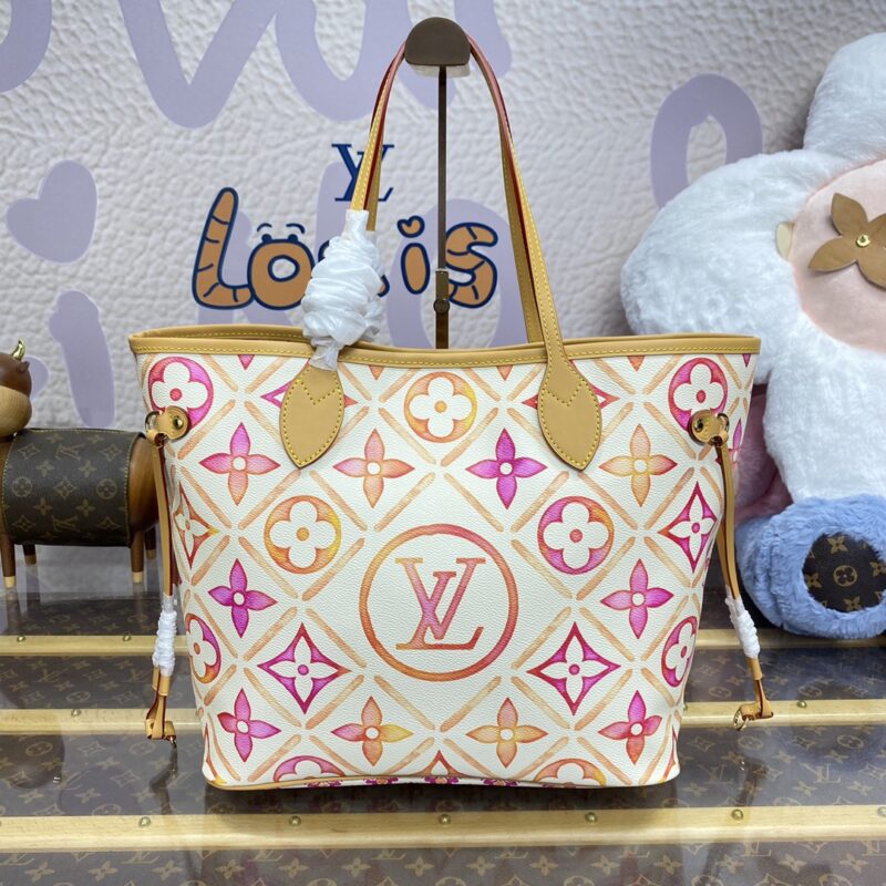 Louis Vuitton Neverfull MM Orange — réplique