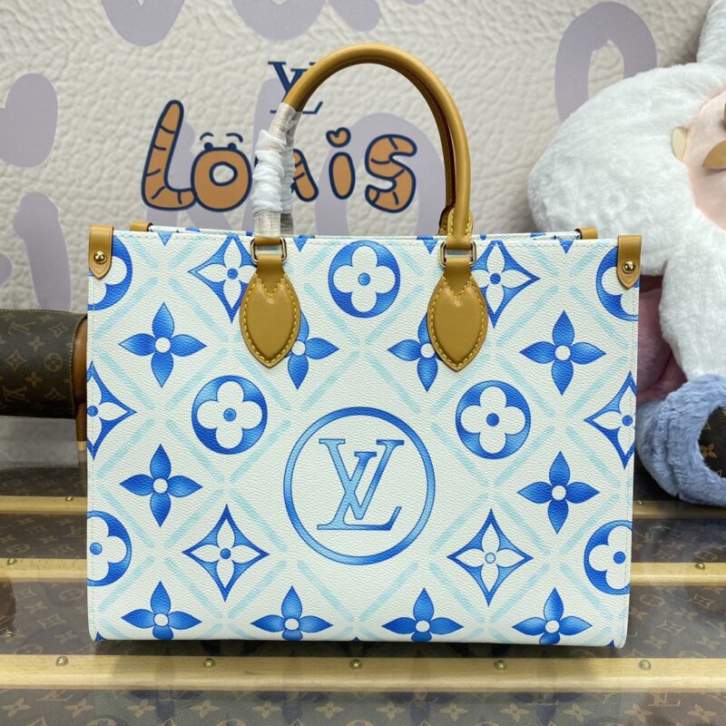 LV Onthego bleu — réplique