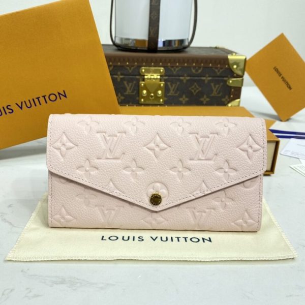Louis Vuitton Sarah portefeuille rose — réplique