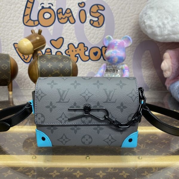 Louis Vuitton Steamer Wearable portefeuille gris — réplique