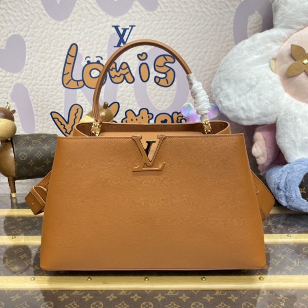 Loius Vuitton Capucines marron grand format — réplique