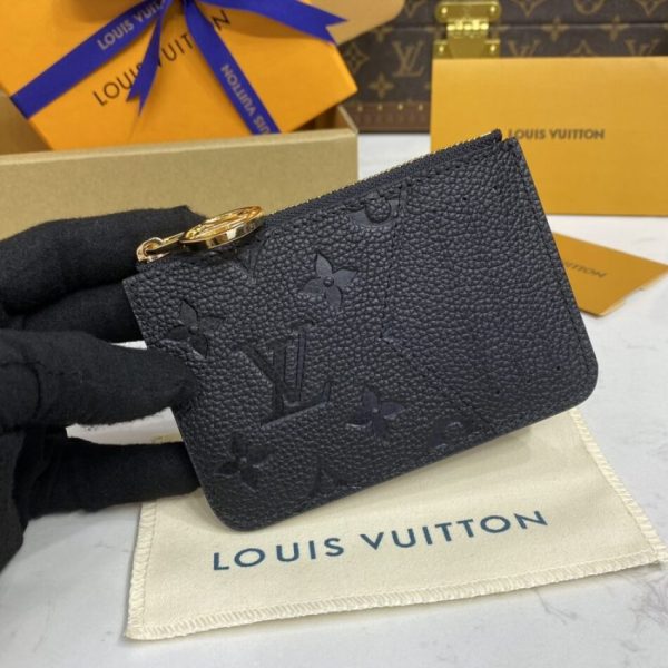 Louis Vuitton Romy porte-cartes noir — réplique