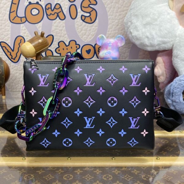 Louis Vuitton Coussin noir violet — réplique