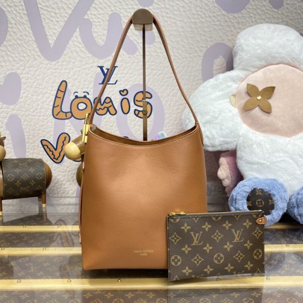 Louis Vuitton Low Key Hobo marron — réplique