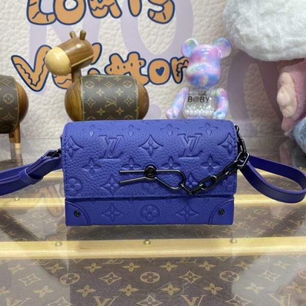 Louis Vuitton Steamer Wearable portefeuille bleu — réplique