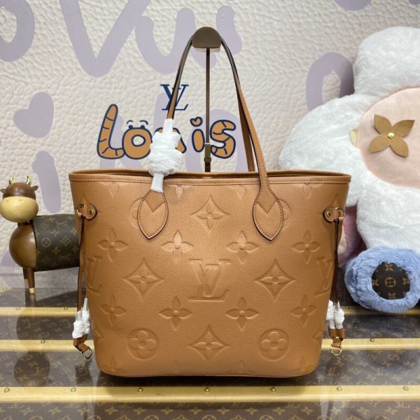 Louis Vuitton Neverfull MM Full marron — réplique
