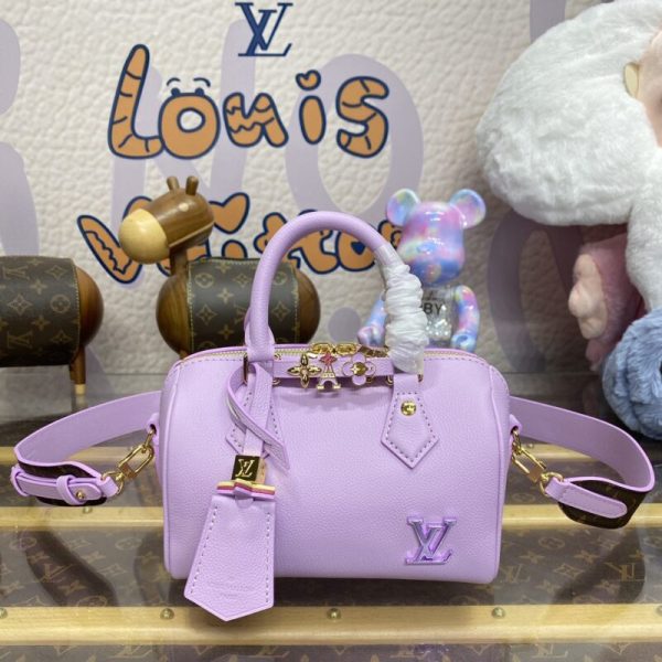 Louis Vuitton Speedy 18 violet — réplique