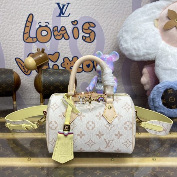 Louis Vuitton Speedy 18 Beige — réplique
