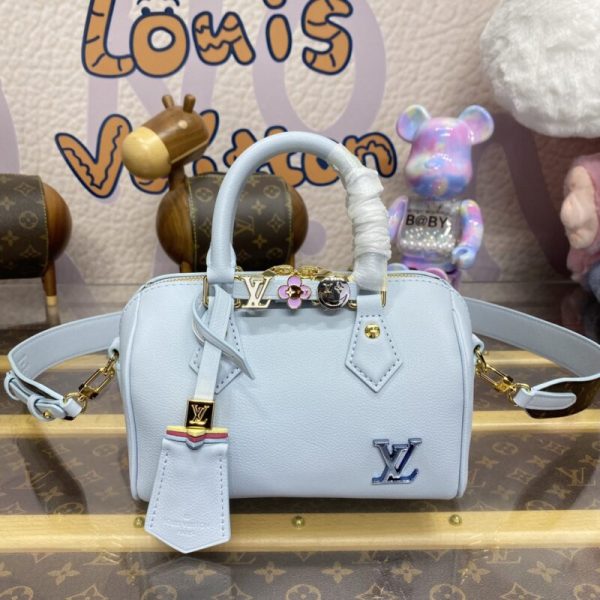 Louis Vuitton Speedy 18 bleu ciel — réplique