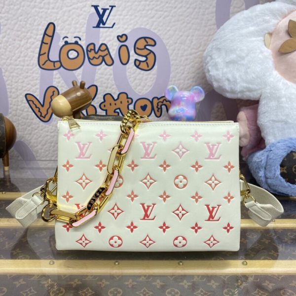 Louis Vuitton Coussin blanc Orange — réplique