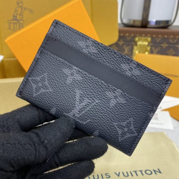 Louis Vuitton porte-cartes noir — réplique