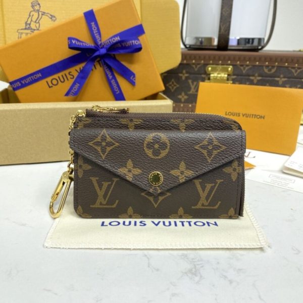 Louis Vuitton porte-cartes Recto Verso marron — réplique