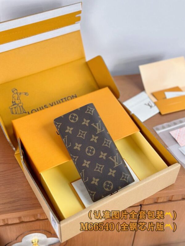 Louis Vuitton Brazza portefeuille marron — réplique