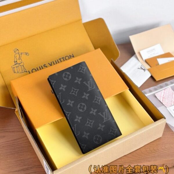 Louis Vuitton Brazza portefeuille noir — réplique