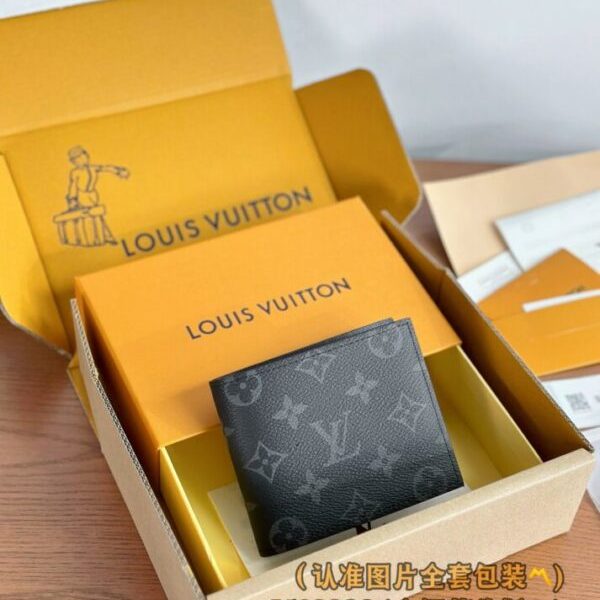 Louis Vuitton Marco portefeuille noir — réplique