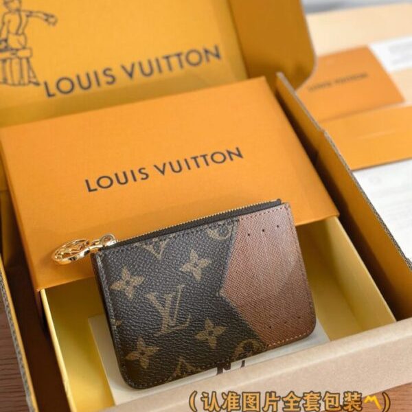 Louis Vuitton Romy porte-cartes marron — réplique