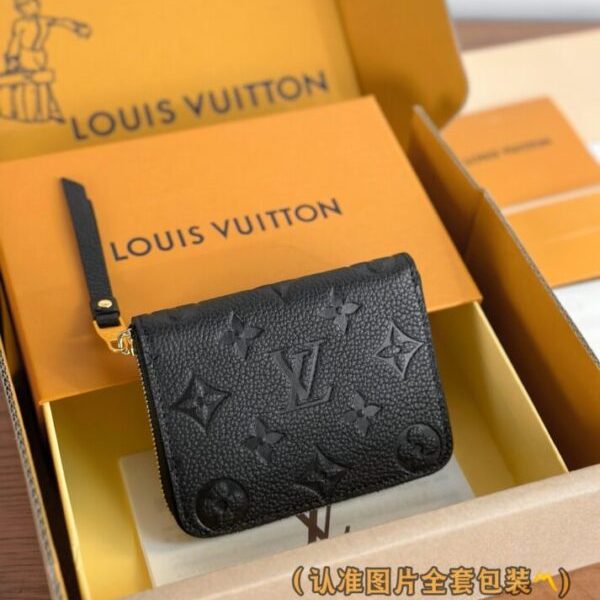 Louis Vuitton Zipper Coin Purse noir — réplique