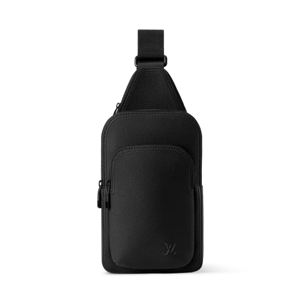 Sac Louis Vuitton Avenue bandoulière en coloris noir — réplique