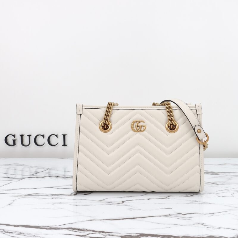 Gucci GG Marmont cabas blanc — réplique
