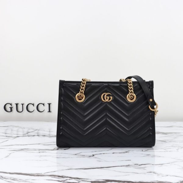 Gucci GG Marmont cabas noir — réplique