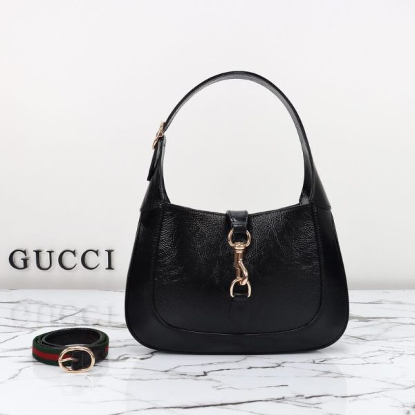 Gucci G Jackie petit format Patent noir — réplique