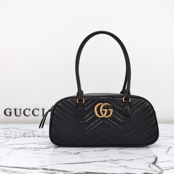 Gucci Marmont petit format avec poignée noir — réplique