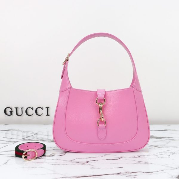 Gucci G Jackie petit format Patent rose — réplique